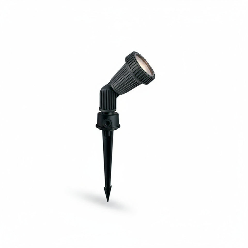 LED Garden Light on Spike 4W Black GU10