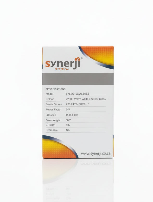 G125 Filament Amber Bulb BC Non- Dimmable