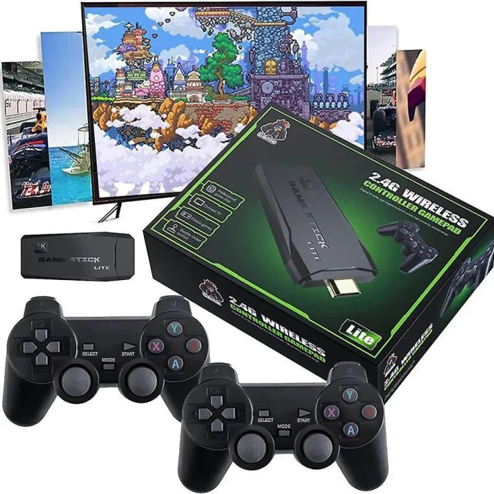 4K HDMI Wireless Console Arcade Retro Game Stick