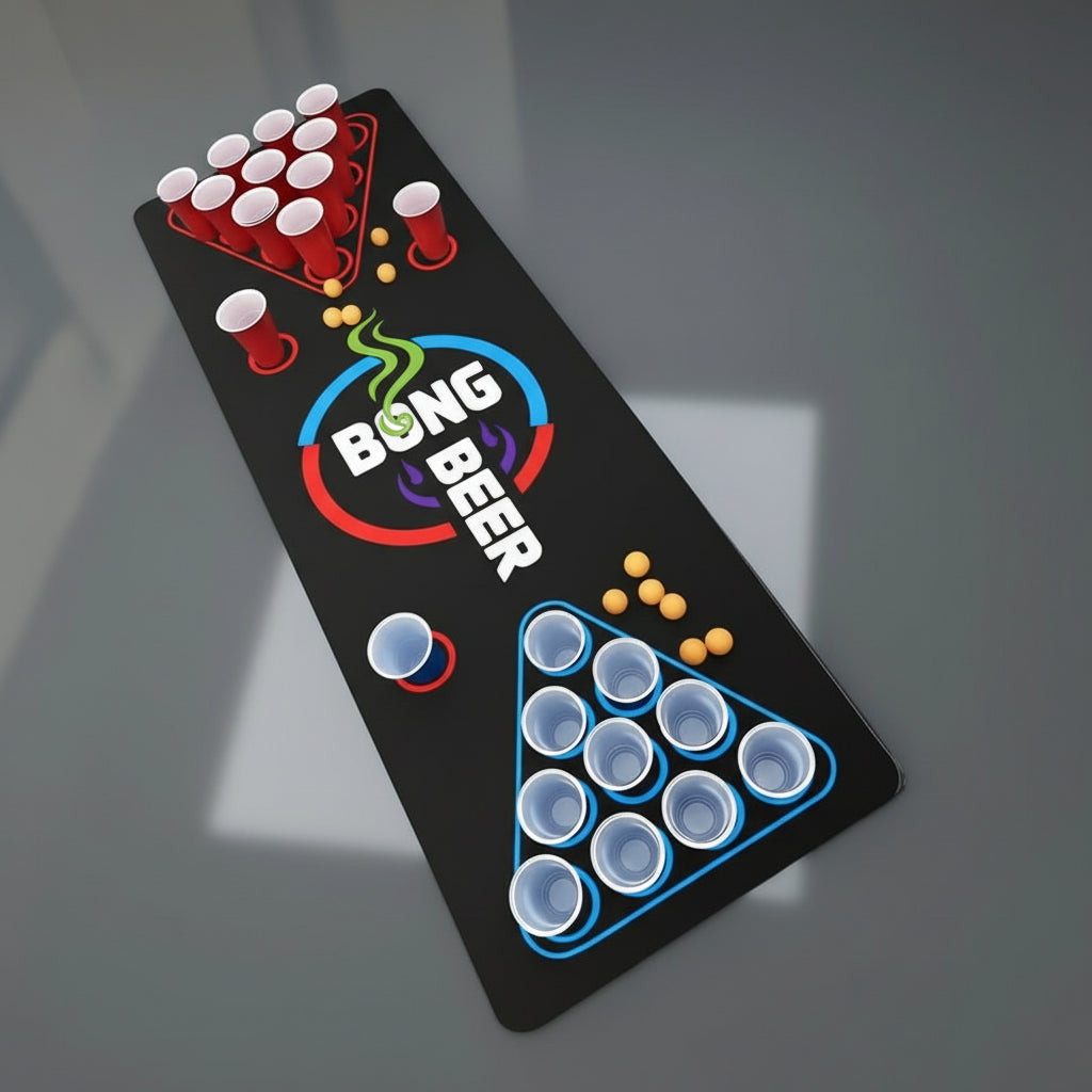 Portable Beer Pong Table Mat