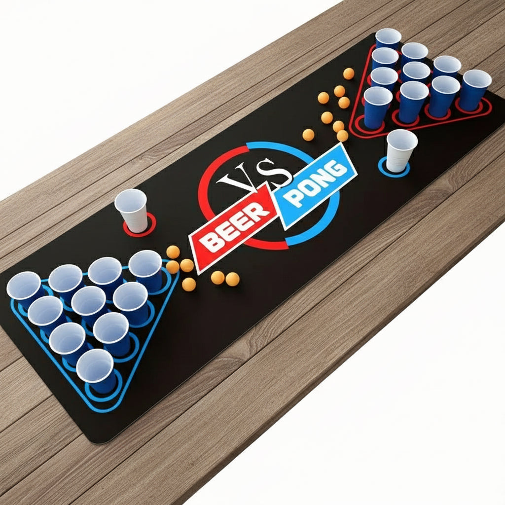 Portable Beer Pong Table Mat