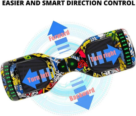 6.5 Inch Smart Auto Balance Hoverboard With Bluetooth Speaker