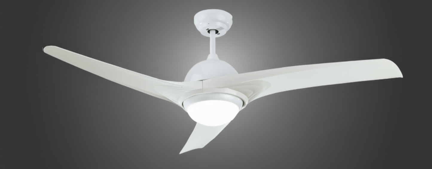 Miran White LED 3 Blade Ceiling Light