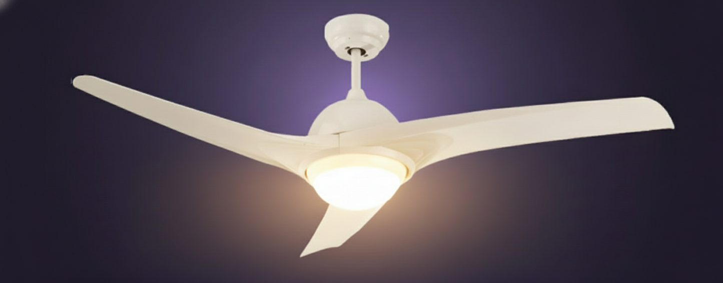 Miran White LED 3 Blade Ceiling Light