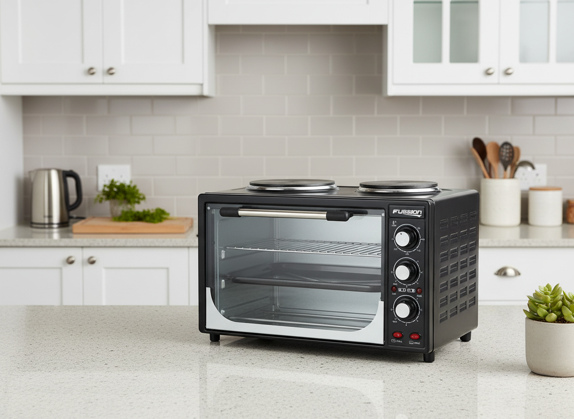Fussion 3200Watts Electric oven with 2 Plate Stove