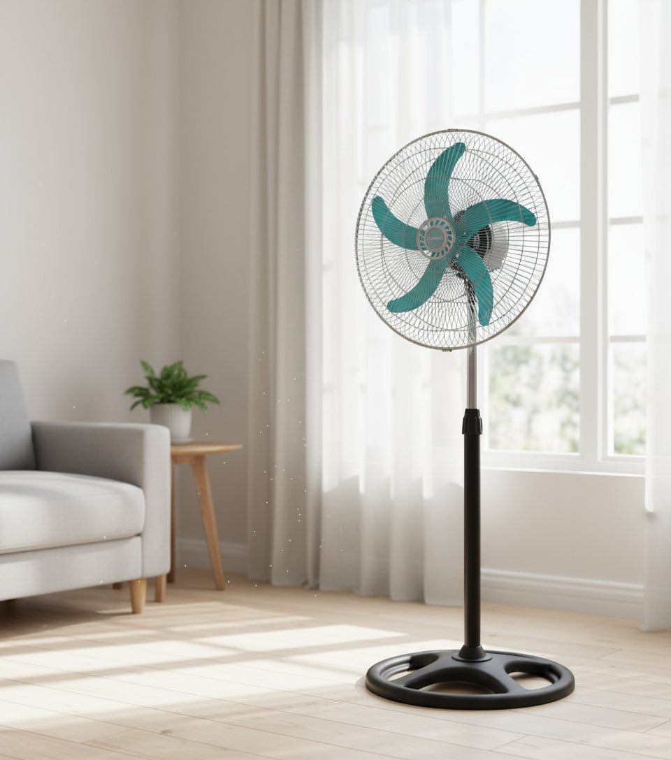 5 blade pedestal fan