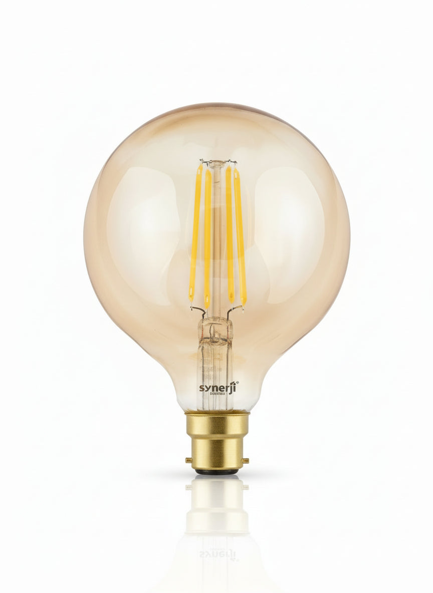 G125 Filament Amber Bulb BC Non- Dimmable