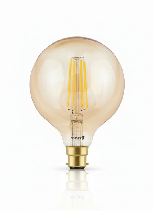 G125 Filament Amber Bulb BC Non- Dimmable